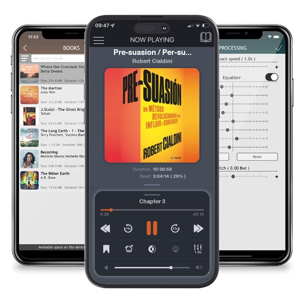 Descargar audiolibro gratis Pre-suasion / Per-suation by Robert Cialdini y escuchar en cualquier lugar en sus dispositivos iOS en la aplicación ListenBook.