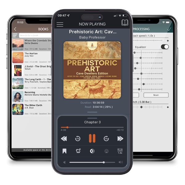 Download fo free audiobook Prehistoric Art: Cave Dwellers Edition by Baby Professor and listen anywhere on your iOS devices in the ListenBook app.