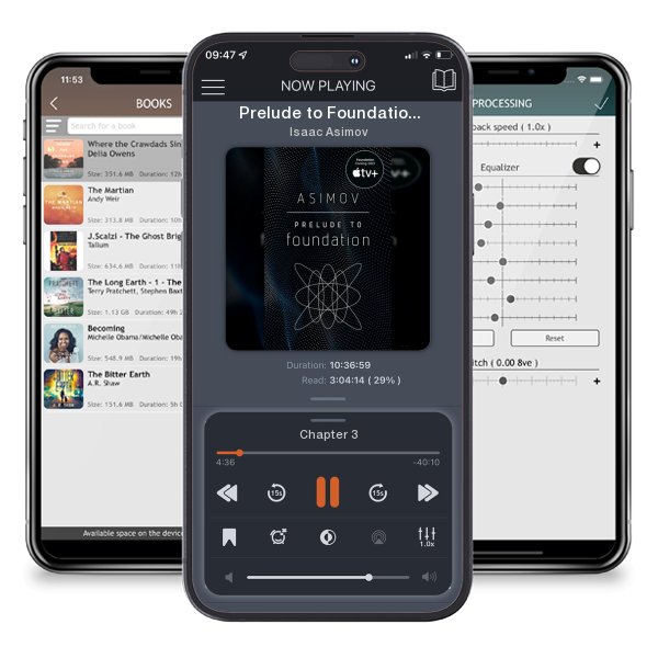 Download fo free audiobook Prelude to Foundation by Isaac Asimov and listen anywhere on your iOS devices in the ListenBook app.