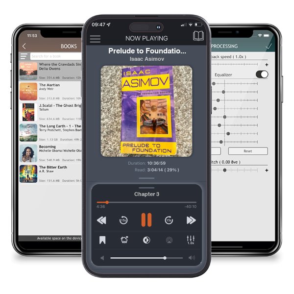 Download fo free audiobook Prelude to Foundation by Isaac Asimov and listen anywhere on your iOS devices in the ListenBook app.