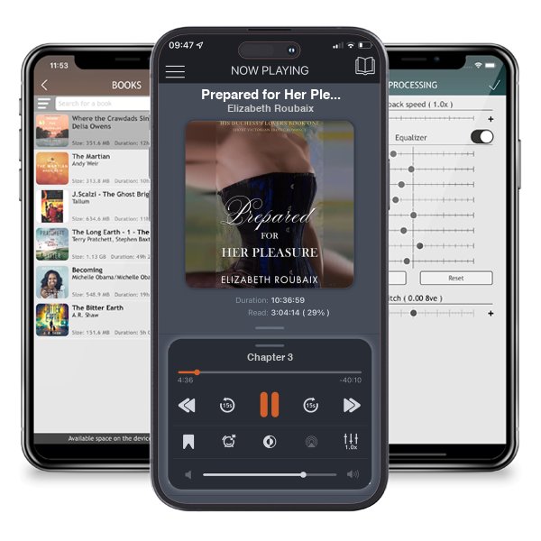 Download fo free audiobook Prepared for Her Pleasure: Victorian Erotic Romance (His Duchess’s Lovers Book 1) by Elizabeth Roubaix and listen anywhere on your iOS devices in the ListenBook app.