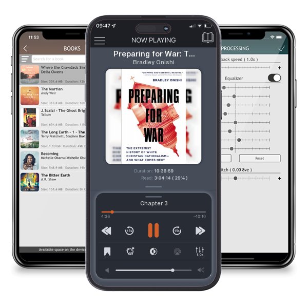Download fo free audiobook Preparing for War: The Extremist History of White Christian... by Bradley Onishi and listen anywhere on your iOS devices in the ListenBook app.