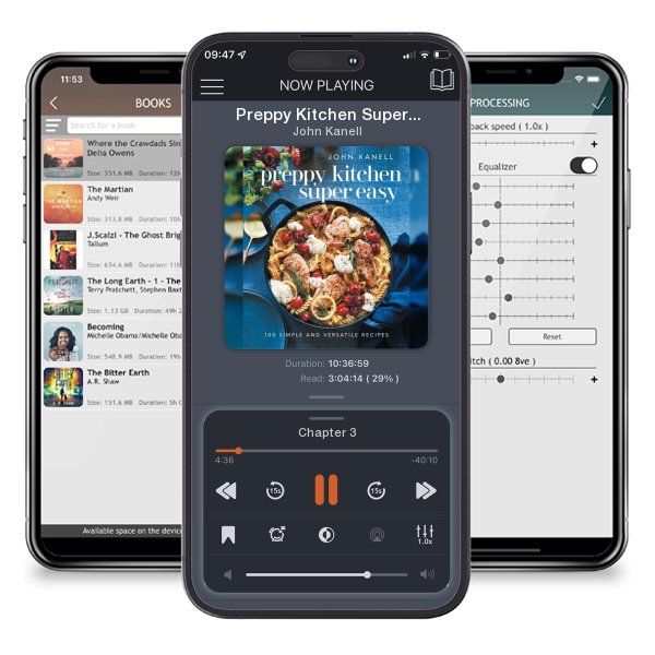 Download fo free audiobook Preppy Kitchen Super Easy: 100 Simple and Versatile Recipes by John Kanell and listen anywhere on your iOS devices in the ListenBook app.