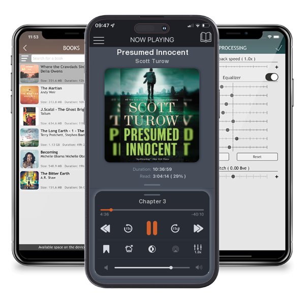 Download fo free audiobook Presumed Innocent by Scott Turow and listen anywhere on your iOS devices in the ListenBook app.