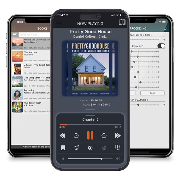 Download fo free audiobook Pretty Good House by Daniel Kolbert, Christopher Briley, et al. and listen anywhere on your iOS devices in the ListenBook app.