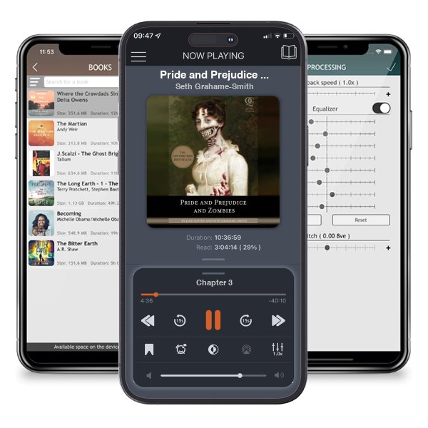 Download fo free audiobook Pride and Prejudice and Zombies (Pride and Prejudice and Zombies, #1) by Seth Grahame-Smith and listen anywhere on your iOS devices in the ListenBook app.