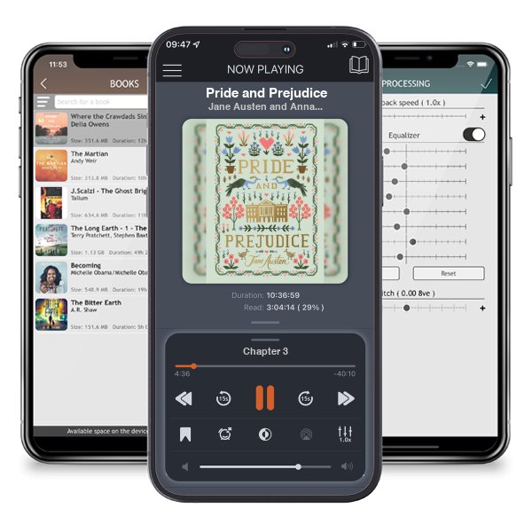 Download fo free audiobook Pride and Prejudice by Jane Austen and Anna Bond and listen anywhere on your iOS devices in the ListenBook app.