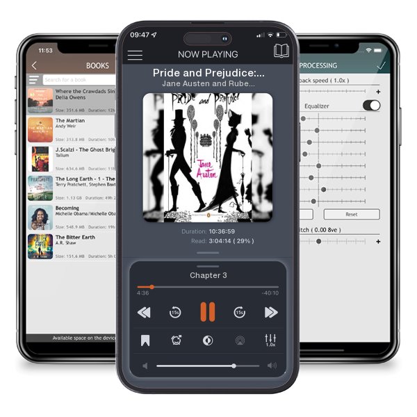 Download fo free audiobook Pride and Prejudice: (Penguin Classics Deluxe Edition) (Deluxe) by Jane Austen and Ruben Toledo and listen anywhere on your iOS devices in the ListenBook app.