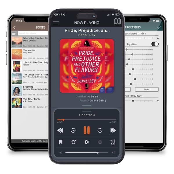 Download fo free audiobook Pride, Prejudice, and Other Flavors by Sonali Dev and listen anywhere on your iOS devices in the ListenBook app.