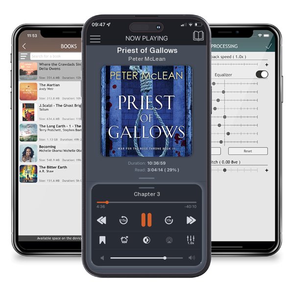 Download fo free audiobook Priest of Gallows by Peter McLean and listen anywhere on your iOS devices in the ListenBook app.