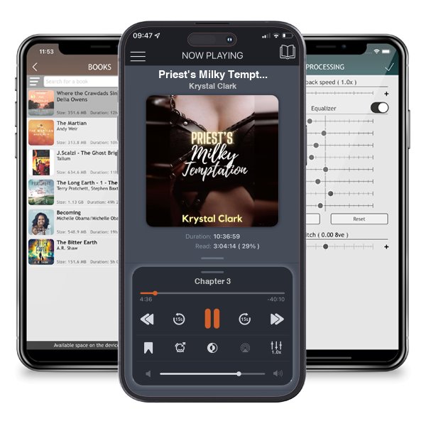 Download fo free audiobook Priest\'s Milky Temptation: An Age Gap Pregnancy Romance with Hucow Milking, Lactation, and Forbidden Love (Taboo Pregnancy Short Stories Book 10) by Krystal Clark and listen anywhere on your iOS devices in the ListenBook app.