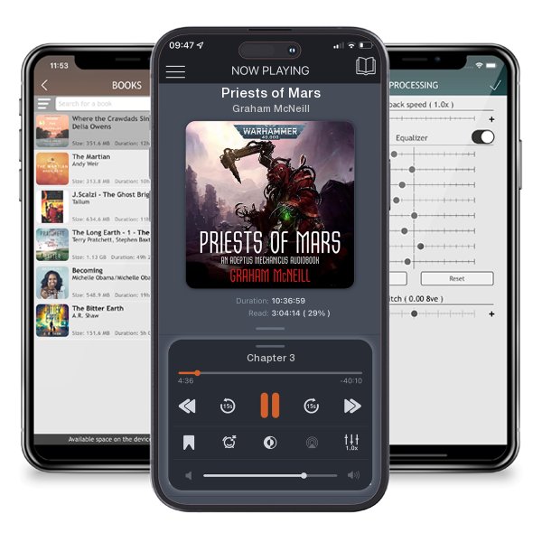 Download fo free audiobook Priests of Mars by Graham McNeill and listen anywhere on your iOS devices in the ListenBook app.