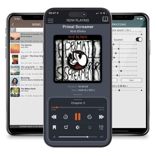 Download fo free audiobook Primal Screamer by Nick Blinko and listen anywhere on your iOS devices in the ListenBook app.