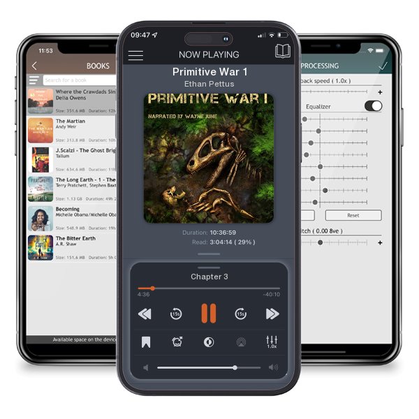 Download fo free audiobook Primitive War 1 by Ethan Pettus and listen anywhere on your iOS devices in the ListenBook app.