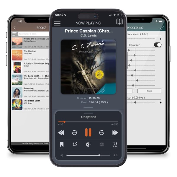 Download fo free audiobook Prince Caspian (Chronicles of Narnia, #2) by C.S. Lewis and listen anywhere on your iOS devices in the ListenBook app.