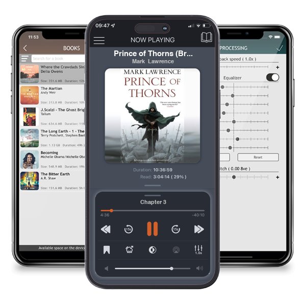 Download fo free audiobook Prince of Thorns (Broken Empire, #1) by Mark Lawrence and listen anywhere on your iOS devices in the ListenBook app.