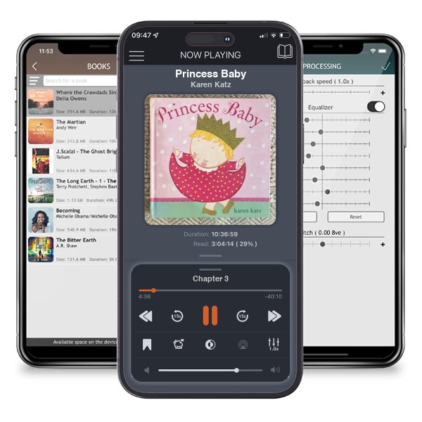 Download fo free audiobook Princess Baby by Karen Katz and listen anywhere on your iOS devices in the ListenBook app.