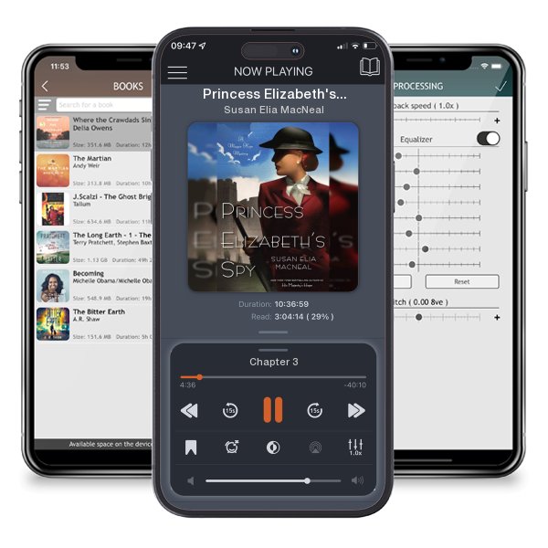 Download fo free audiobook Princess Elizabeth's Spy by Susan Elia MacNeal and listen anywhere on your iOS devices in the ListenBook app.