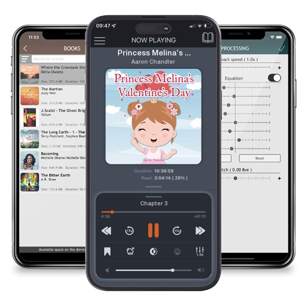 Download fo free audiobook Princess Melina’s Valentine’s Day by Aaron Chandler and listen anywhere on your iOS devices in the ListenBook app.