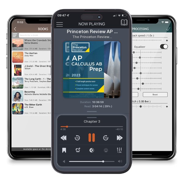 Download fo free audiobook Princeton Review AP Calculus AB Prep, 2023: 5 Practice Tests... by The Princeton Review and David Khan and listen anywhere on your iOS devices in the ListenBook app.