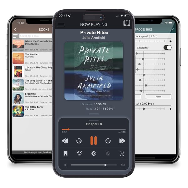 Download fo free audiobook Private Rites by Julia Armfield and listen anywhere on your iOS devices in the ListenBook app.