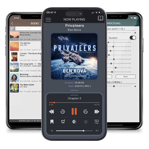 Download fo free audiobook Privateers by Ben Bova and listen anywhere on your iOS devices in the ListenBook app.