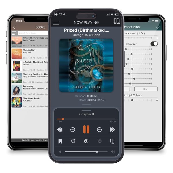 Download fo free audiobook Prized (Birthmarked, #2) by Caragh M. O\'Brien and listen anywhere on your iOS devices in the ListenBook app.