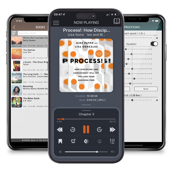 Download fo free audiobook Process!: How Discipline and Consistency Will Set You and... by Lisa González and Mike Paton and listen anywhere on your iOS devices in the ListenBook app.