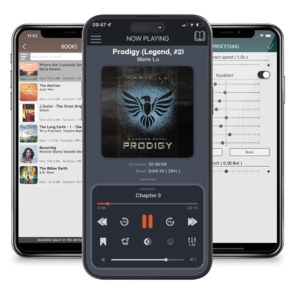 Download fo free audiobook Prodigy (Legend, #2) by Marie Lu and listen anywhere on your iOS devices in the ListenBook app.