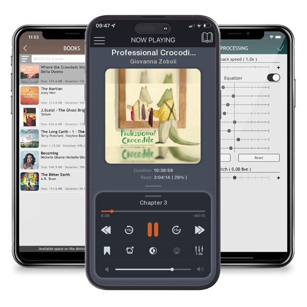 Download fo free audiobook Professional Crocodile by Giovanna Zoboli and listen anywhere on your iOS devices in the ListenBook app.