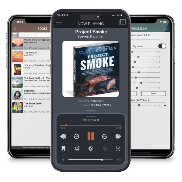 Download fo free audiobook Project Smoke by Steven Raichlen and listen anywhere on your iOS devices in the ListenBook app.