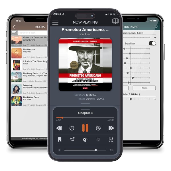 Descargar audiolibro gratis Prometeo Americano. El libro que inspiró la película OPPENHEIMER / American Prom etheus by Kai Bird y escuchar en cualquier lugar en sus dispositivos iOS en la aplicación ListenBook.