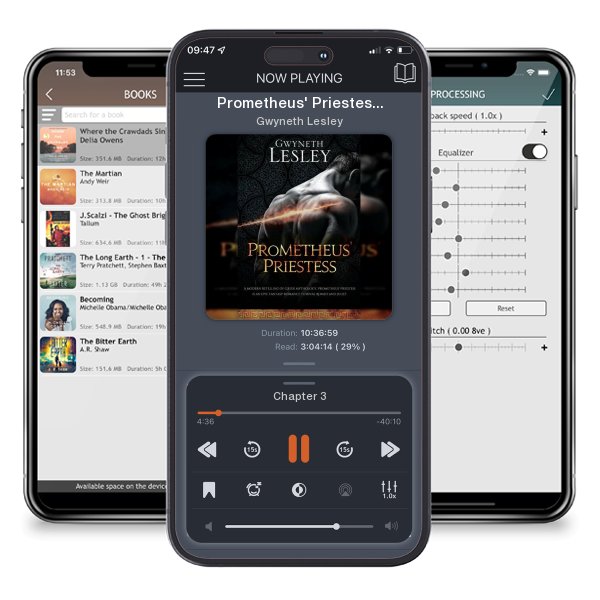 Download fo free audiobook Prometheus' Priestess by Gwyneth Lesley and listen anywhere on your iOS devices in the ListenBook app.