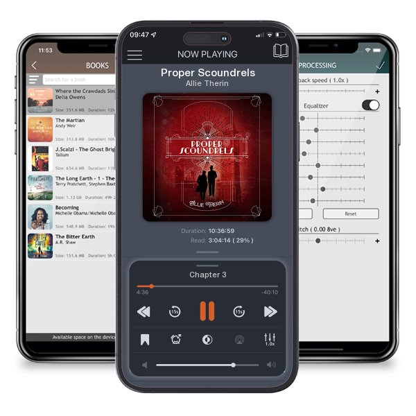 Download fo free audiobook Proper Scoundrels by Allie Therin and listen anywhere on your iOS devices in the ListenBook app.