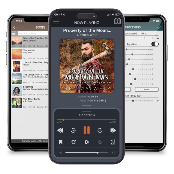 Download fo free audiobook Property of the Mountain Man by Gemma Weir and listen anywhere on your iOS devices in the ListenBook app.