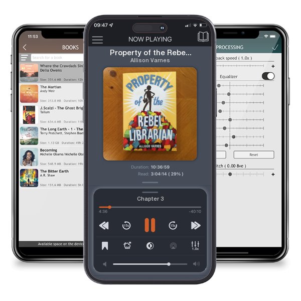 Download fo free audiobook Property of the Rebel Librarian by Allison Varnes and listen anywhere on your iOS devices in the ListenBook app.