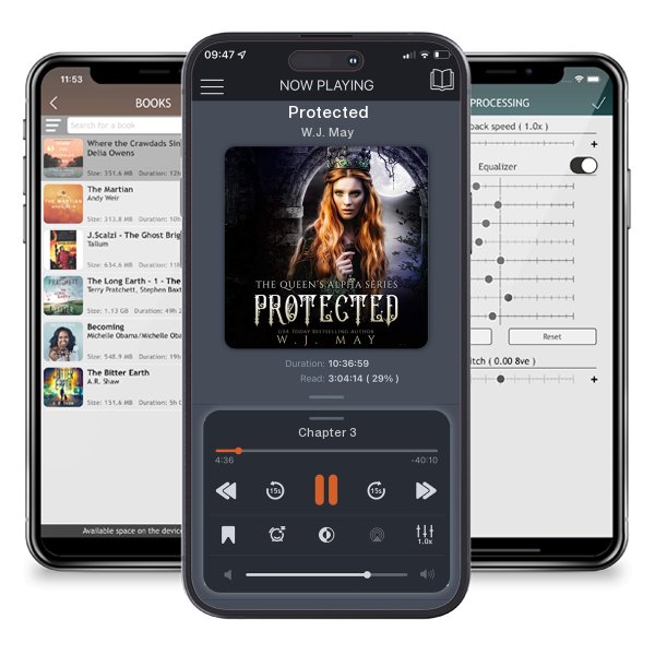 Download fo free audiobook Protected by W.J. May and listen anywhere on your iOS devices in the ListenBook app.