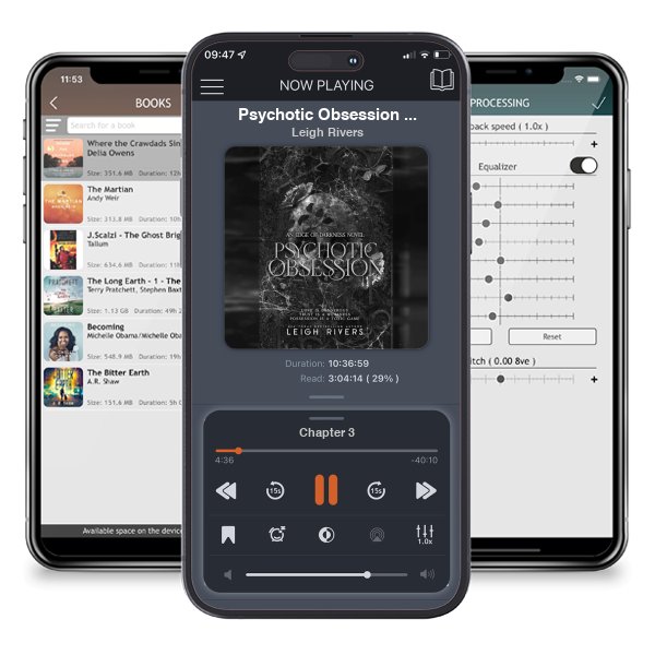 Download fo free audiobook Psychotic Obsession (The Edge of Darkness Trilogy) by Leigh Rivers and listen anywhere on your iOS devices in the ListenBook app.