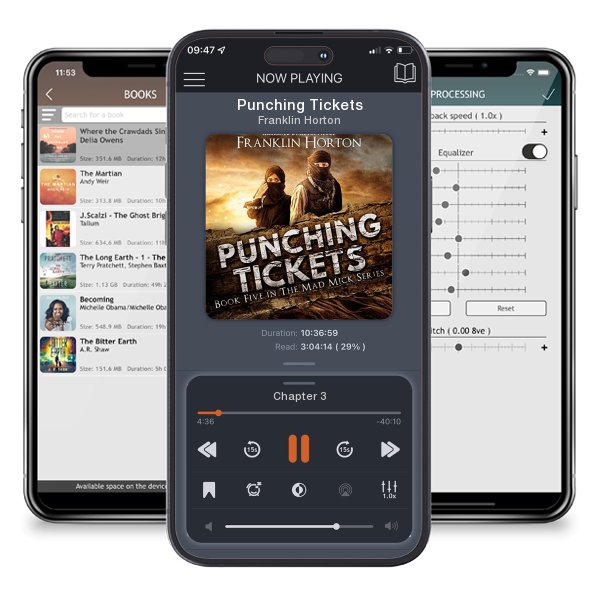 Download fo free audiobook Punching Tickets by Franklin Horton and listen anywhere on your iOS devices in the ListenBook app.