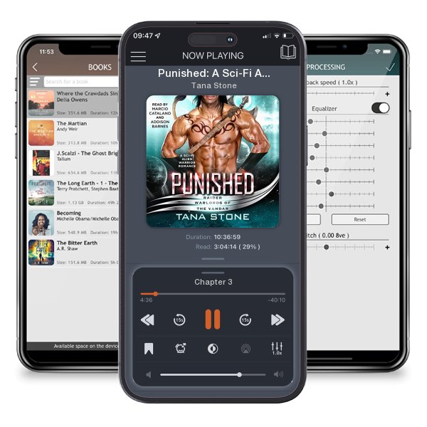 Download fo free audiobook Punished: A Sci-Fi Alien Warrior Romance by Tana Stone and listen anywhere on your iOS devices in the ListenBook app.