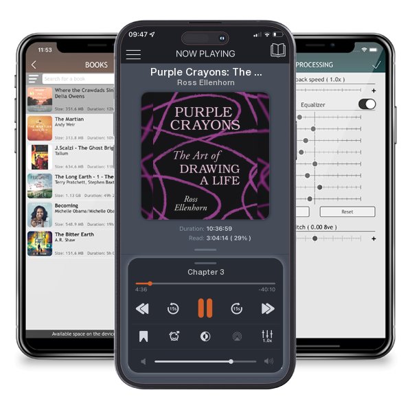 Download fo free audiobook Purple Crayons: The Art of Drawing a Life by Ross Ellenhorn and listen anywhere on your iOS devices in the ListenBook app.