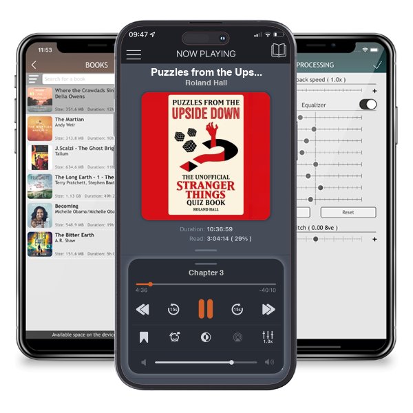 Download fo free audiobook Puzzles from the Upside Down: The Unofficial Stranger Things Quiz Book by Roland Hall and listen anywhere on your iOS devices in the ListenBook app.