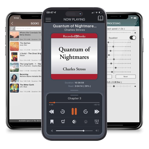 Download fo free audiobook Quantum of Nightmares by Charles Stross and listen anywhere on your iOS devices in the ListenBook app.