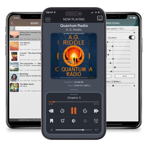 Download fo free audiobook Quantum Radio by A. G. Riddle and listen anywhere on your iOS devices in the ListenBook app.