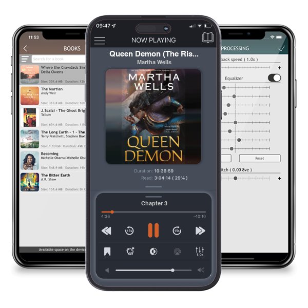 Download fo free audiobook Queen Demon (The Rising World, #2) by Martha Wells and listen anywhere on your iOS devices in the ListenBook app.