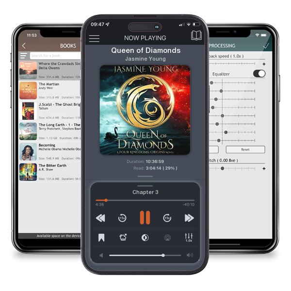 Download fo free audiobook Queen of Diamonds by Jasmine Young and listen anywhere on your iOS devices in the ListenBook app.