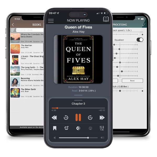 Download fo free audiobook Queen of Fives by Alex Hay and listen anywhere on your iOS devices in the ListenBook app.