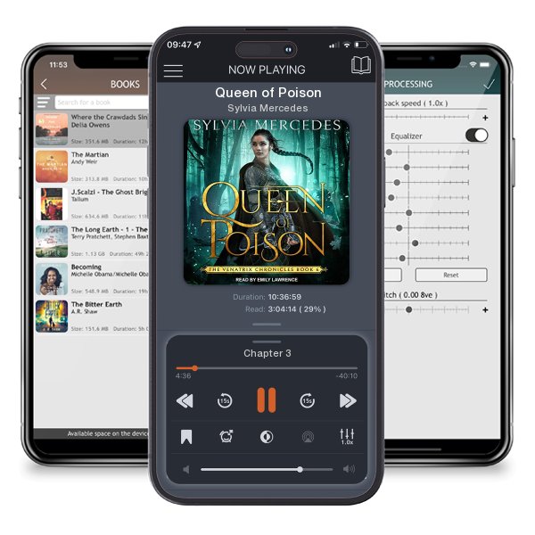 Download fo free audiobook Queen of Poison by Sylvia Mercedes and listen anywhere on your iOS devices in the ListenBook app.