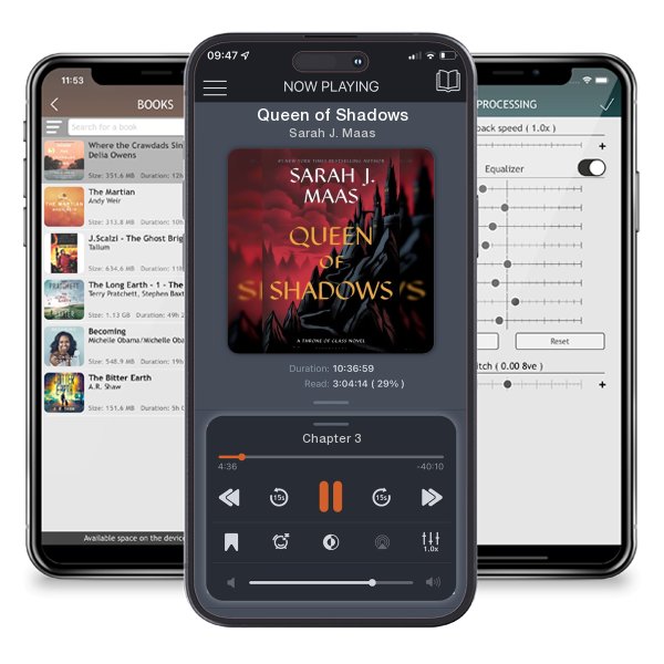 Download fo free audiobook Queen of Shadows by Sarah J. Maas and listen anywhere on your iOS devices in the ListenBook app.