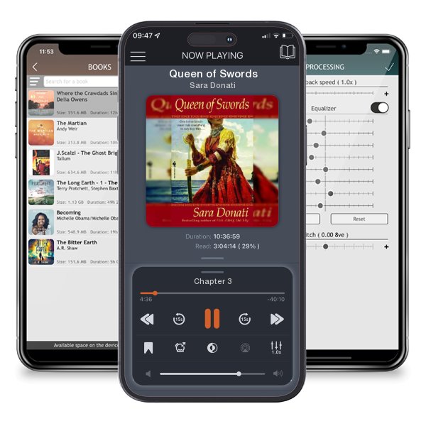 Download fo free audiobook Queen of Swords by Sara Donati and listen anywhere on your iOS devices in the ListenBook app.
